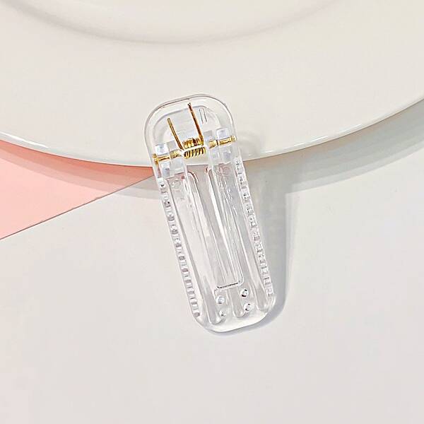Transparent Plastic Alligator Hair Clips
