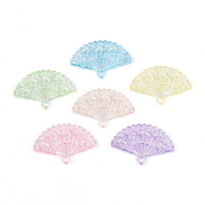 Transparent Plastic Pendants