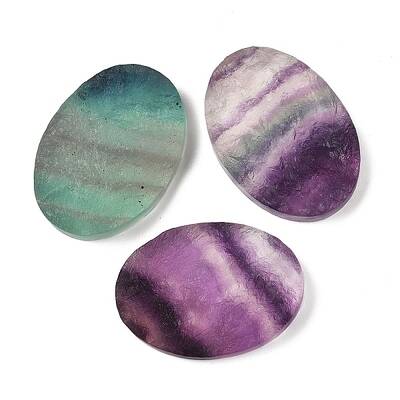 Natural Fluorite Cabochons