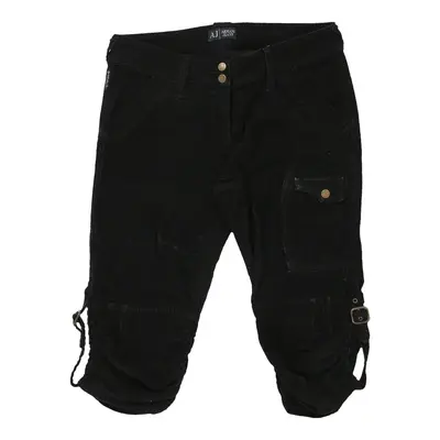 Armani Jeans Cargo Shorts - 32W UK 10 Black Cotton