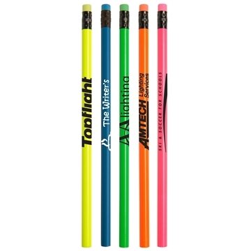 500 Customized Jo-Bee Neon Pencil - No. 2 Lead