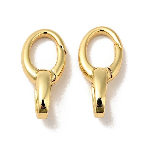 Brass Spring Gate Rings