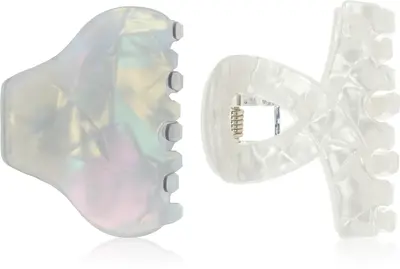 invisibobble Clipstar Pearly Frost Hair Clips Size M 2pcs