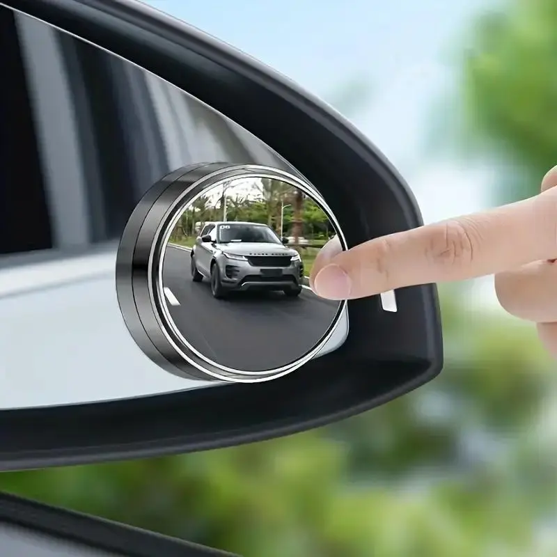 Fall Car Blind Spot Mirror, 2 Counts 360 Degree Adjustable Car Rearview Mirror, Universal Car Auxiliary Mirror for Sedan, Tru...