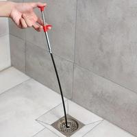 Sink Sewer Dredge Tool, 1 Count Multifunctional Sewer Dredge Brush, Bendable Drain Hair Catcher For Kitchen Bathroom