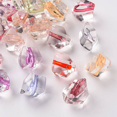 Transparent Acrylic Beads