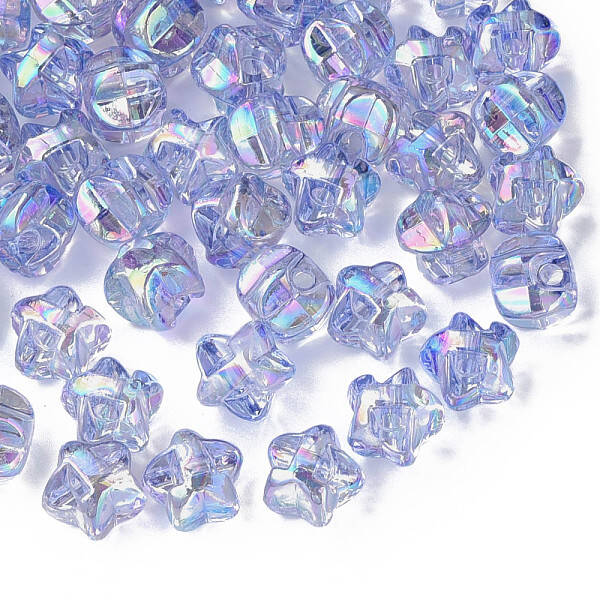 1-Hole Transparent Acrylic Buttons