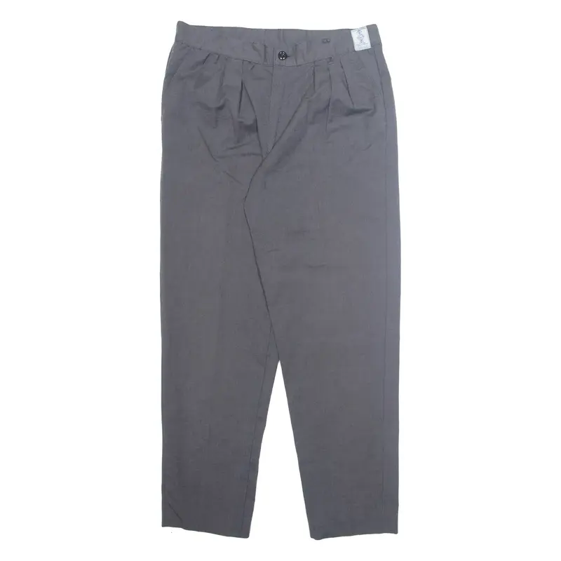 LEE COOPER Chino Mens Trousers Grey Regular Straight W32 L29