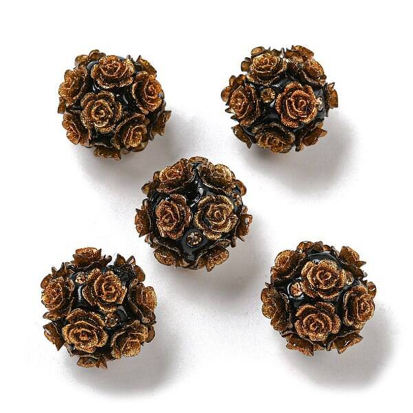 Acrylic Handmade Polymer Clay Rhinestone Beads