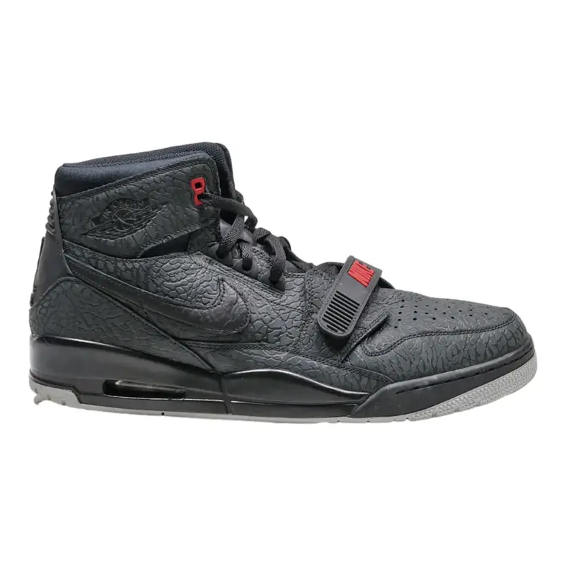 NIKE High Top Trainers Black Synthetic Mens UK 15