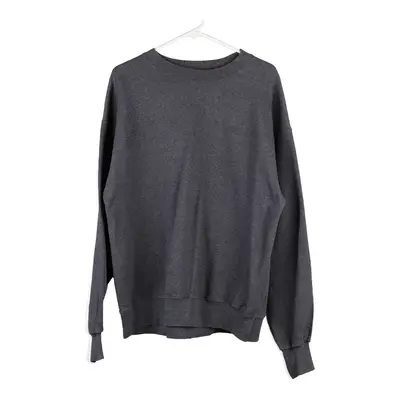 Hanes Sweatshirt - 2XL Grey Cotton
