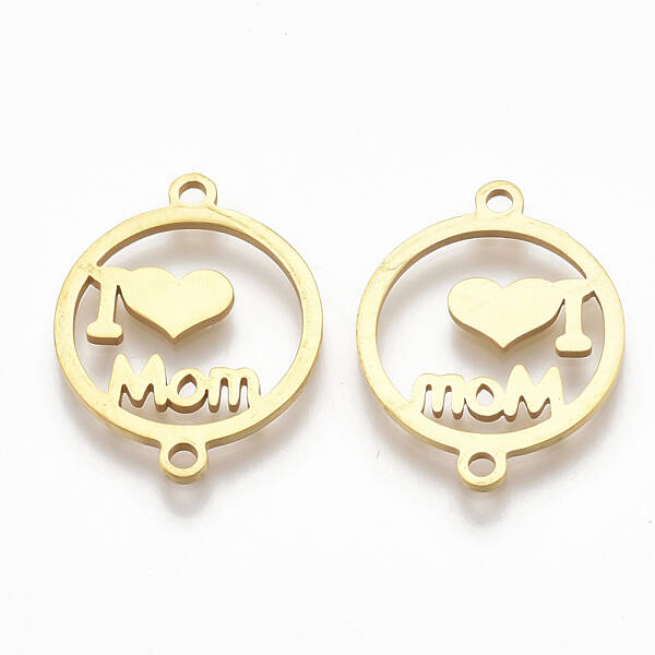 Mother's Day 201 Stainless Steel Links connectors