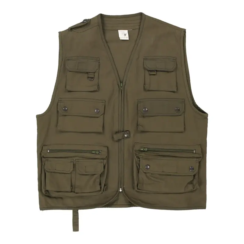 Unbranded Gilet - Large Khaki Cotton