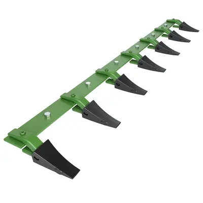 Garvee 72 Heavy-Duty Steel Bucket Tooth Bar for Tractor Loader, 4,560 Lbs Load Capacity, Removable Teeth, Powder Coated, Fi...