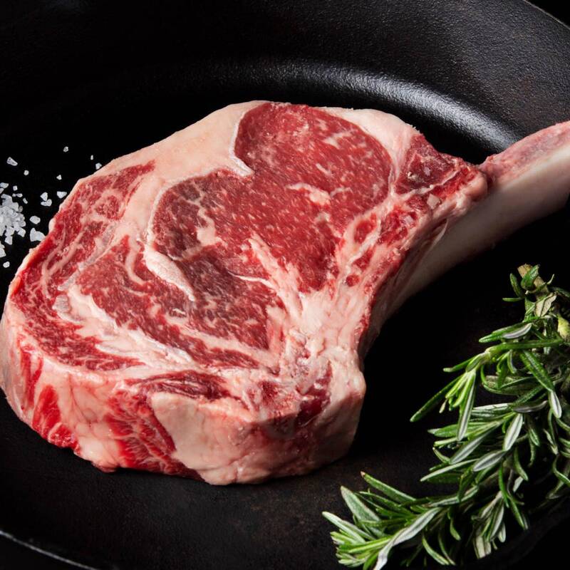 BlackboxMeats Beef Prime Bone in Rib Steak - Frenched, 16 oz