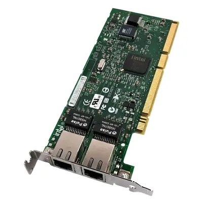 PWLA8492MTG1P20 Intel PRO/1000 MT Dual-Ports RJ-45 1Gb/s 10Base-T/100Base-TX/1000Base-T Gigabit Ethernet PCI-X Server Network...