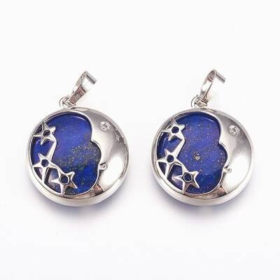 Natural Lapis Lazuli Pendants
