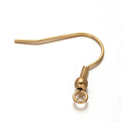 Ion Plating(IP) 304 Stainless Steel Earring Hooks