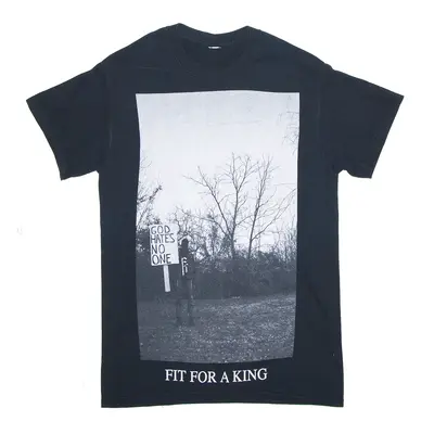 Fit For A King God Hates No One Black Short Sleeve Band T-Shirt Mens S