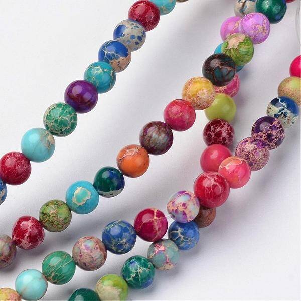 Natural Imperial Jasper Beads Strands