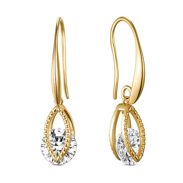 Brass Gold Plated Dangle Earrings