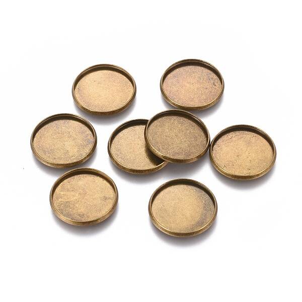 Brass Plain Edge Bezel Cups