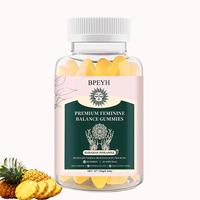 BPEYH Women's Probiotic Gummies - Tropical Pineapple Flavor, Balanced PH, Good for Intestinal and Women's Health, Mother's Da...