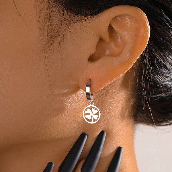 Fashionable Classic Casual Versatile High-end Women's Ear Hoops Earrings