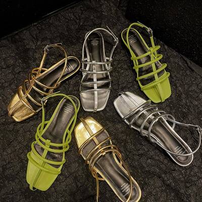 CHIKO Marciann Open Toe Block Heels Flats Sandals
