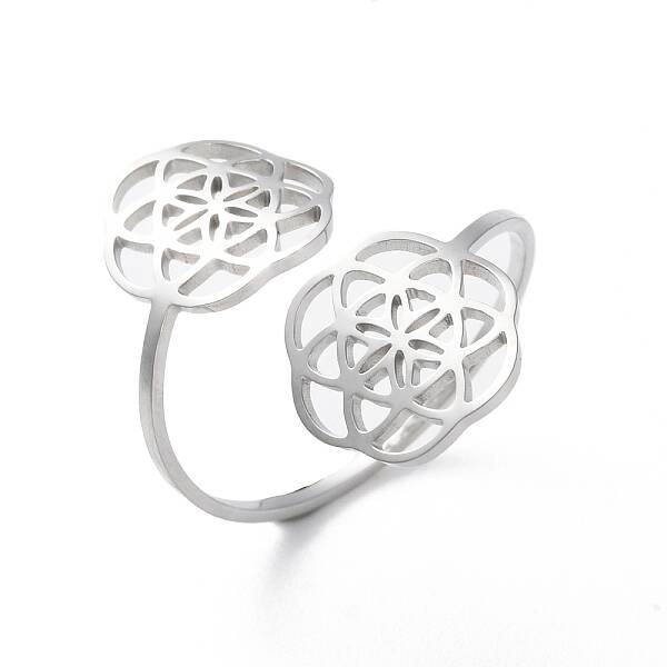 304 Stainless Steel Open Rings for Women