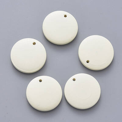 Painted Wood Pendants
