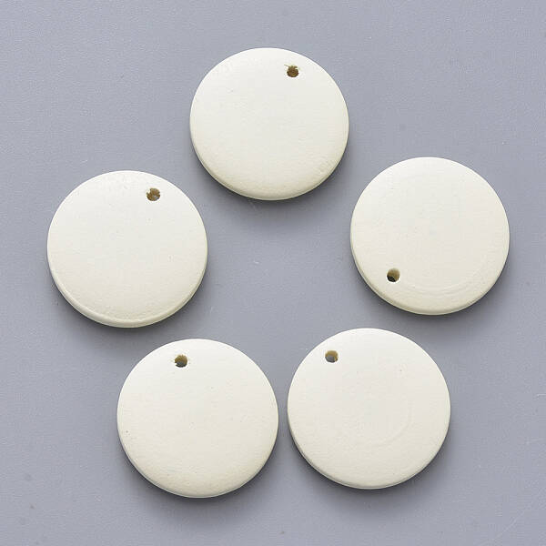 Painted Wood Pendants