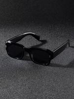 Men's Vintage Full Rim Glasses, Trendy Casual Glasses for Everyday Use, Fashion Cool Accessories for Outdoor Activities, Tren...
