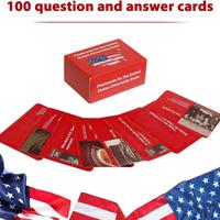U.S. Civics Test Flash Cards  for American Dream Preparation 2025 with All 100 USCIS Illustrated Questions and Answers for Am...