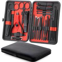 Professional Stainless Steel Nail Clipper Travel & Grooming Kit Nail Tools Manicure & Pedicure Set Makeup Kit of 25 pcs with ...