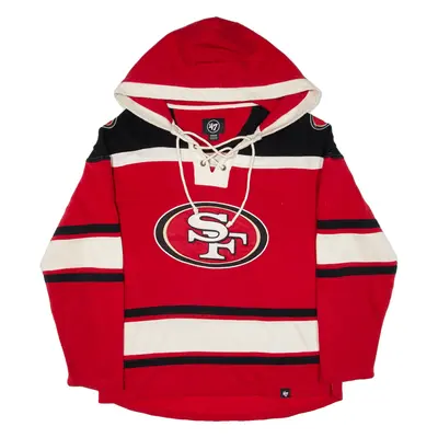 47 San Francisco Giants Mens Red Hoodie USA M