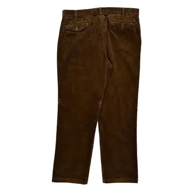 Polo By Ralph Lauren Cord Trousers - 37? Waist Brown Corduroy | Size: 37″ waist