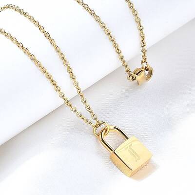 304 Stainless Steel Rolo Chain Pendant Necklaces