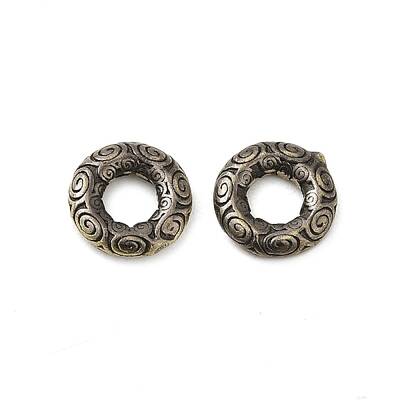 Tibetan Style Rack Plating Brass Bead