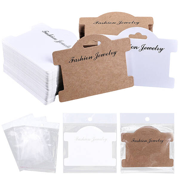 100Pcs 2 Colors Cardboard Display Cards