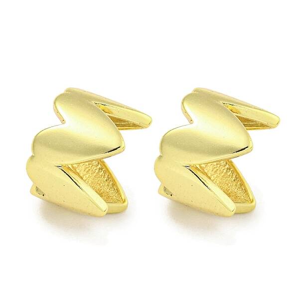 Brass Cuff Earrings