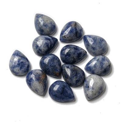 Natural Blue Spot Jasper Cabochons