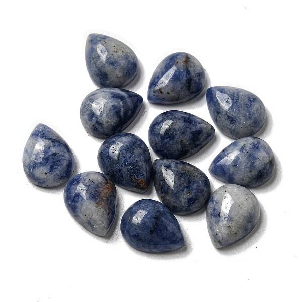 Natural Blue Spot Jasper Cabochons
