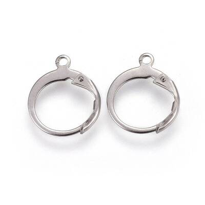 Tarnish Resistant 304 Stainless Steel Leverback Earring Findings