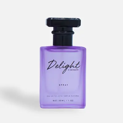 RawChemistry Delight Perfume for Women – 1 oz (30 ml) Oil‑Based, Long‑Lasting Natural Fragrance Spray
