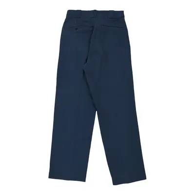 Dickies Trousers - 28W UK 10 Blue Cotton