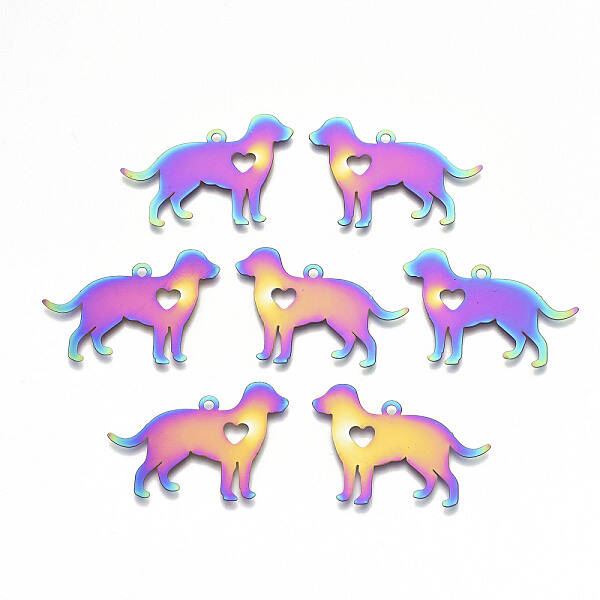 Ion Plating(IP) 201 Stainless Steel Pet Pendants