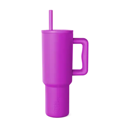 Simple Modern Signature Trek 40oz Tumbler with Straw - Leak Proof, Ceramic Coated interior, Dishwasher Safe Water Bottle