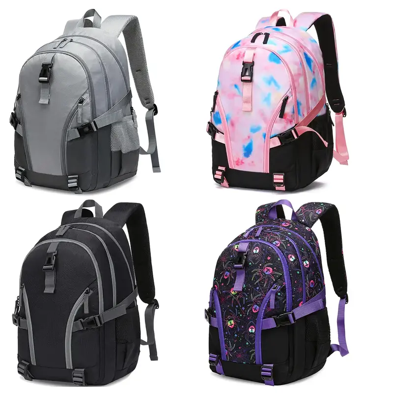 High School Backpack for Girls Boys Middle School Bookbag for Kids Back to School Bag for College with Large Compartment Casu...