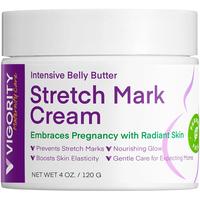 Stretch Mark Cream for Pregnancy: Stretch Mark Treatment - Belly Butter For Pregnant Women - Massage Lotion To Prevent And Re...